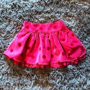 EUC Vivid Polka Dot Skirt